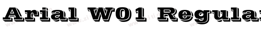 Arial W01 Regular字体转换